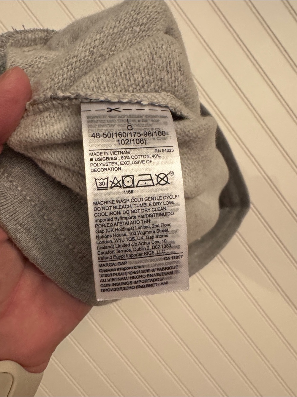 GAP Women’s Gray Fleece Jogger Sweatpants Size Large - Picture 8 of 10